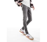 Jack & Jones Mens Glenn slim tapered in grey wash - Size 28W/32L