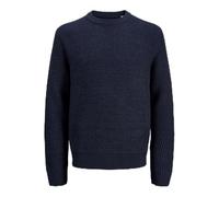 JACK & JONES Mens Global Crew Knitted Jumper Sky Captain S