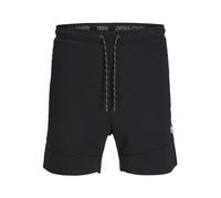 JACK & JONES Mens Gordon Air Sweat Shorts Black S