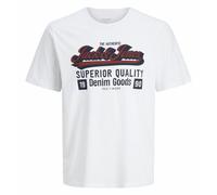 Jack & Jones Mens Graphic T Shirt Cotton Oneck Short Sleeve Casual Plus Size Tee