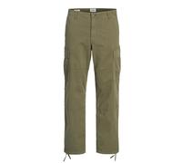 JACK & JONES Mens Harlow Cargo Trouser Dusty Olive 30W / 30L
