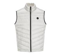 JACK & JONES Mens Hero Puffer Bodywarmer Jacket Outerwear Moonbeam S