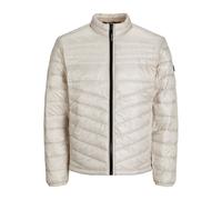 Jack & Jones Mens Hero Puffer Jacket - Beige - Size Medium