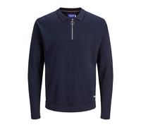 Jack & Jones Mens High Neck Jumper Long Sleeve Pullover 1/4 Zip Sweatshirts