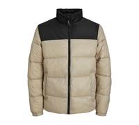 Jack & Jones Mens Hooded Winter Warm Jacket Long Sleeve Full Zip Puffer Jackets