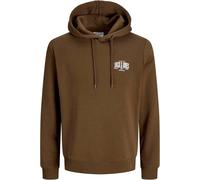 Jack & Jones Mens Hoodie Hooded Pullover - Brown - Size Small