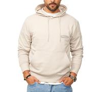 JACK & JONES Men's Hoodie Pullover with Hood Sweater for Men Logo, cream / white, L
