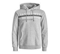 Jack & Jones Mens Hoodies Logo Printed Casual Pullover Warm Hooded Sweatshirt