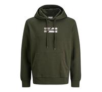 JACK & JONES Mens Hoodies with Pocket, Drawstring Hooded Sweatshirt For Men, Duffle Bag Colour, UK Size - S