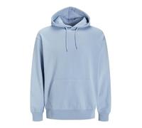 JACK & JONES Mens Hoodies with Pocket, Drawstring Hooded Sweatshirt For Men UK, Chambray Blue Colour, Size - S