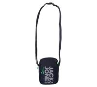 JACK & JONES Men's Jacashford Mesh Crossbody Shoulder Bag, Navy Blazer/Detail: Island Green, Navy blazer/detail: island green, ONE SIZE