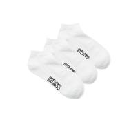 JACK & JONES Men's Jacbasic Bamboo Short Sock 3 Pack Noos, White, One Size