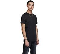Jack & Jones Men's Jacbasic Crew Neck Tee 2 Pack T Shirt, Black, S UK