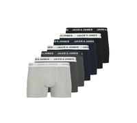 Jack & Jones Men's Underpants Shorts Boxer Shorts Trunks Pack of 7 Colour: Multicoloured, Laundry Size: L, Item: Light Grey Melange/DGM/DGM