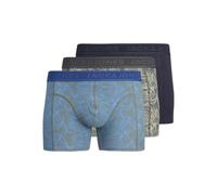 JACK & JONES Men's Jaccameron Trunks 3 Pack Boxer Shorts, Asphalt/Pack: Castor Grey-Night Sky, L