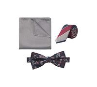 JACK & JONES Men's Jacchico Giftbox Bow Tie, Winery, One Size