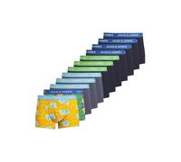 JACK & JONES Men's Jachawaii Trunks 12 Pack Boxer Shorts, Navy Blazer/Pack:Palace Blue-Splish Splash-Navy Blazer-Navy Blazer-Navy Blazer-Navy Blazer-Vint, XL