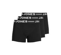 Jack & Jones Men's Jacjames Trunks 3 Pack Noos Boxer Shorts, Black, XL UK