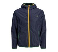 Jack & Jones Mens Jacket Long Sleeves Hooded Waterproof Full Zip Coat Outerwear