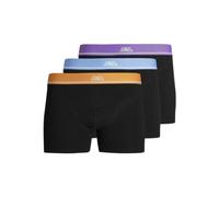 JACK & JONES Men's Jackonga Solid Trunks Pack of 3 Boxer Shorts, Deep Lavender/Pack: Black-Black, M