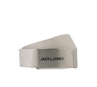 Jack & Jones Men's Jackson Belt LN Belt, Moonbeam, 80, moonbeam, 80 cm