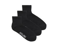 JACK & JONES Men's Jacleon Short Tennis Socks 3 Pack Sn (Pack of 3), black, One Size