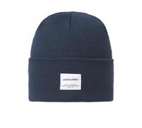 JACK & JONES Men's Jaclong Knit Beanie Noos Knitted Hat, Blazer Navy, One Size Fits All