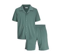 Jack & Jones Men's Jacmatthew Pajamas Nightwear Sets, Sea Pine/Pack:Sea Pine Pants, L