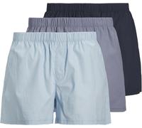 JACK & JONES Men's Jacmilano Woven Boxers 3 Pack Noos (Pack of 3)