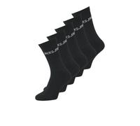 JACK & JONES Men's Jacregen Tennis Sock 5 Pack Jnr Noos (Pack of 3), black, 38-43