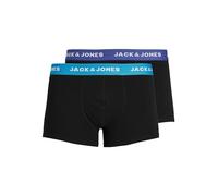 JACK & JONES Men's Jacrich Trunks 2 Pack Noos Boxer Shorts, Surf the Web/Detail:blue Jewel, XL