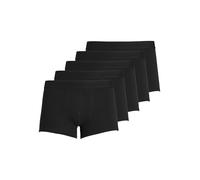 Jack & Jones Men's Jactone in Tone Trunks 5 Pack Boxer shorts, Black, M UK
