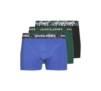 JACK & JONES Men's Jacwest Solid Trunks 3 Pack, Black, S (Pack of 3)