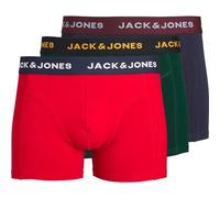 JACK & JONES Mens James 3 Pack Boxer Trunk Multi M