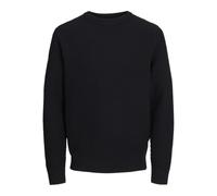 JACK & JONES Men's Jcoalpha Knit Crew Neck Jumper, Black, M