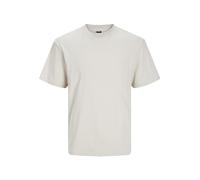JACK & JONES Men's Jcoaltitude Tee Ss Crew Neck Ss24 Sn T-Shirt, Moonbeam, L