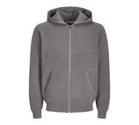 JACK & JONES Men's Jcocaleb Knit Zip Hoodie Bf Jumper, Shark, XL