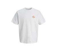 JACK & JONES Men's Jcocalma Front Print Tee SS Crew Neck, Bright White, M