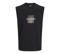 JACK & JONES Men's Jcocalma SL Tee Crew Neck, Black, XL