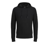 JACK & JONES Men's Jcoclassic Twill Knit Hood Sn Hoodie, black, M