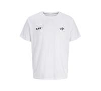 JACK & JONES Men's Jcocnz Paris T-Shirt, Bright White, S