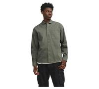 JACK & JONES Men's Jcocollective Zac Overshirt Ls Noos Shirt, Agave Green, M