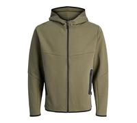 JACK & JONES Men's Jcofusion Sweat Zip Hood Noos, Grape Leaf, M