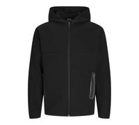 JACK & JONES Men's Jcofusion Sweat Zip Hood Noos Sweatshirt Jacket, Black, XS
