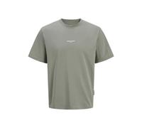 JACK & JONES Men's Jcolido AOP Back Print Tee SS Crew Neck, Shadow, M