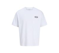 JACK & JONES Men's Jcolido Photo Back Tee SS Crew Neck, Bright White, M