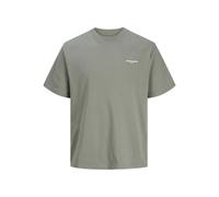 JACK & JONES Men's Jcolido Photo Back Tee SS Crew Neck, Shadow, L