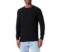 JACK & JONES Men's Jcomaze Knit Crew Neck Jumper, Black, S