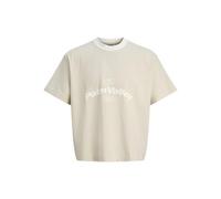 JACK & JONES Men's Jcoretreat Contrast Tee SS Crew Ne Jnr, Moonbeam, 16 Years