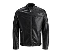 Jack & Jones Men's Jcorocky Noos Jacket, Black (Black Pattern:pu), XL UK